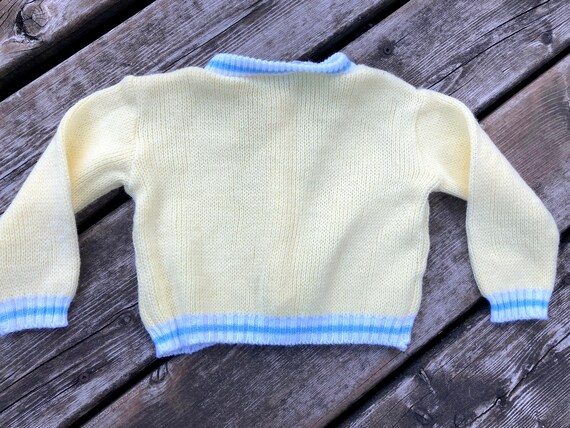 Vintage 1980s ADORABLE child's CARDIGAN by "Brigh… - image 8