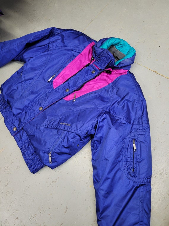 Totally TUBULAR 80’s SUN Ice Ski JACKET Made in H… - image 6