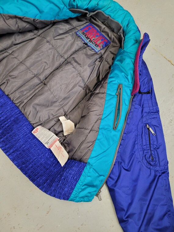 Totally TUBULAR 80’s SUN Ice Ski JACKET Made in H… - image 9