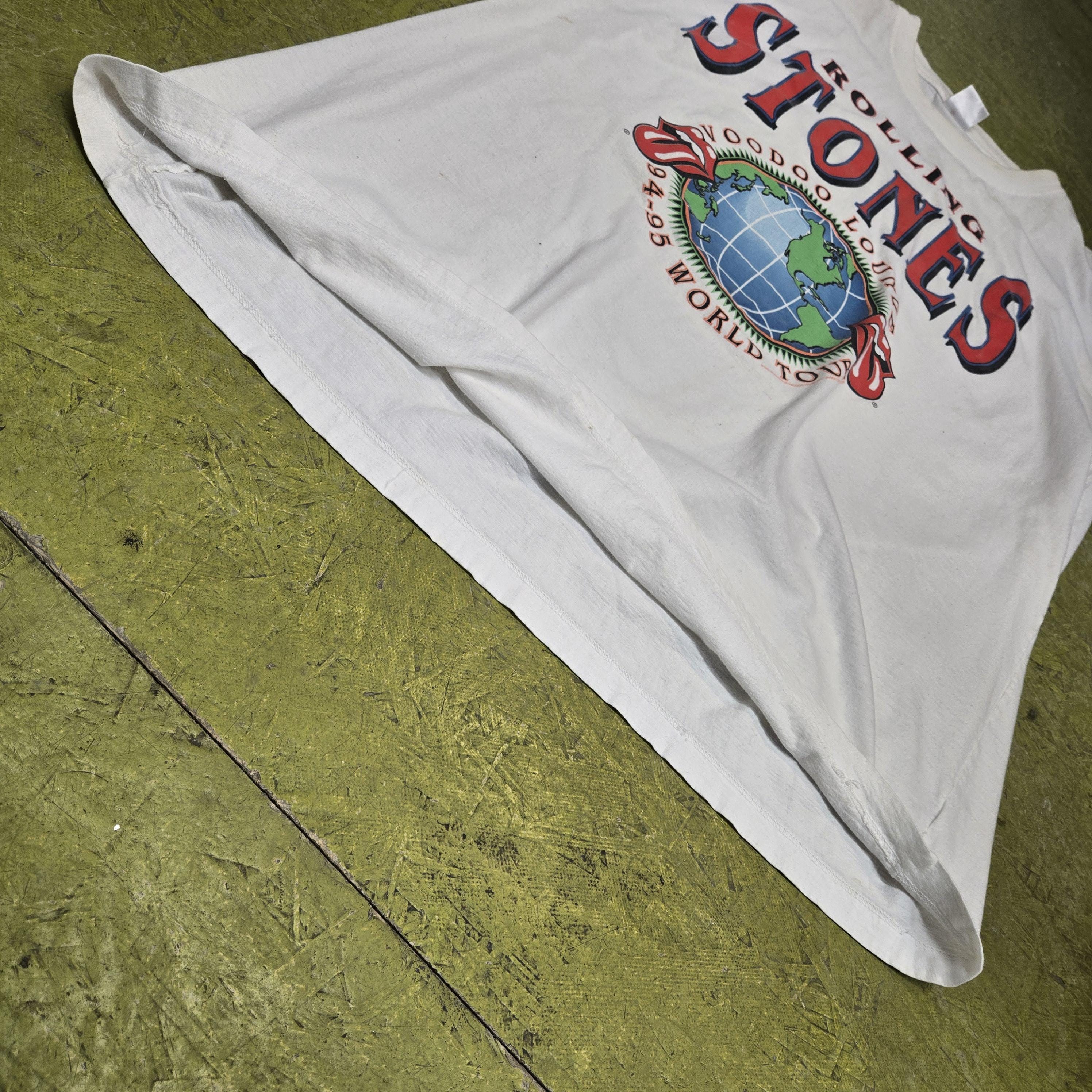 Vintage 1994 - 95 ROLLING STONES World Tour SHIRT Size Extra Large