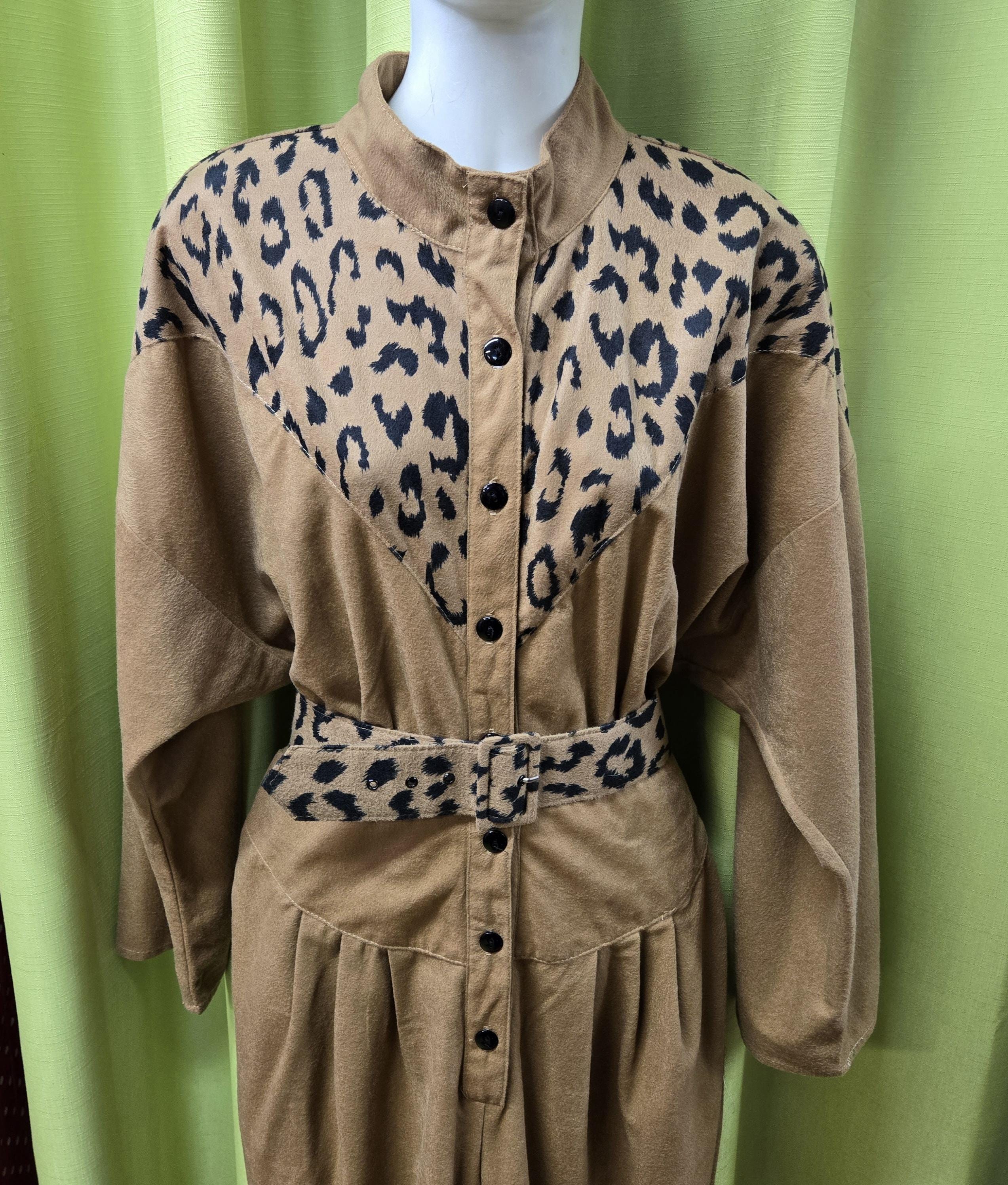 80s Leopard Top - Etsy Canada