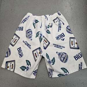 ヴィンテージ 1980年代 LABATTS BLUE コットン バミューダ ショーツ サイズM