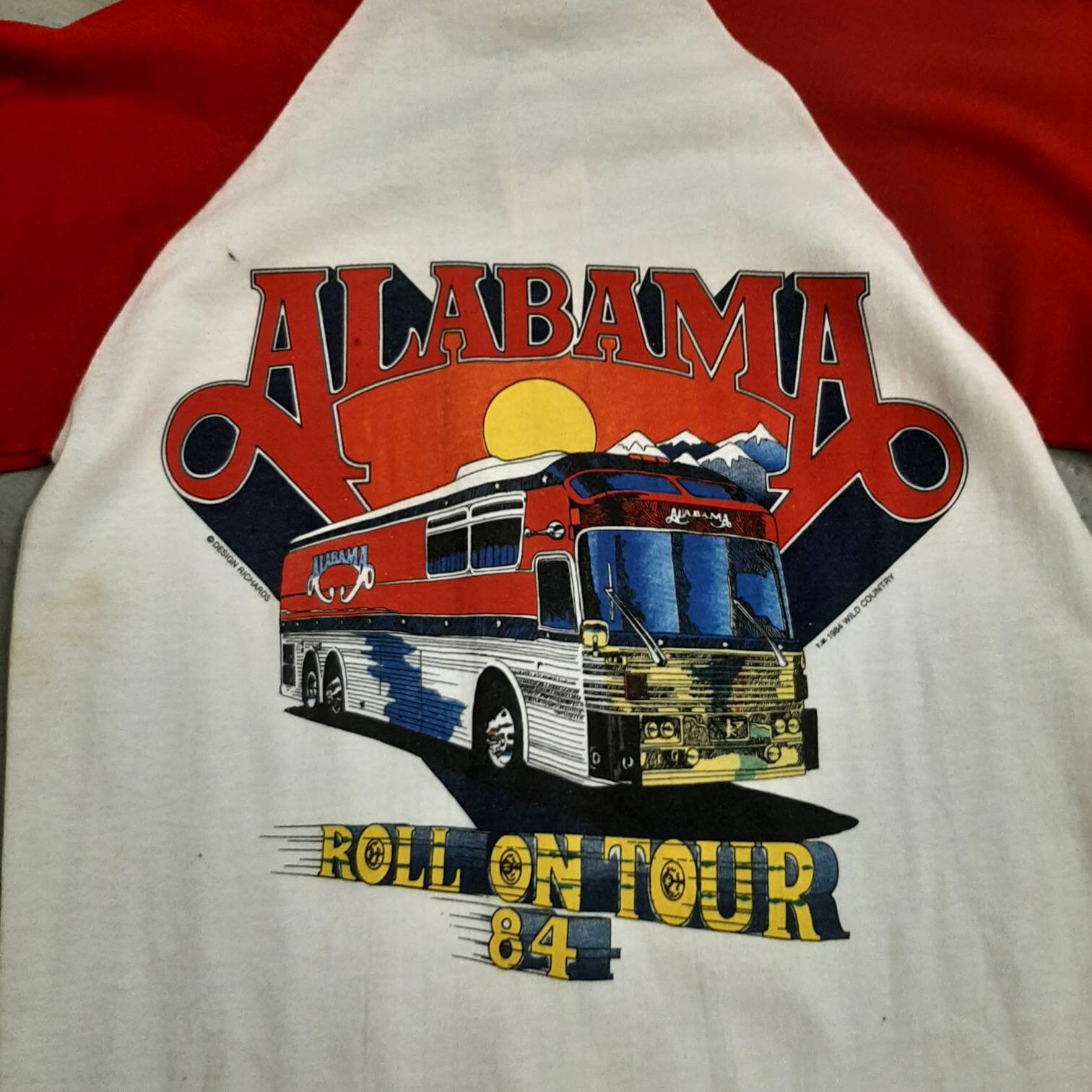 alabama roll on tour t shirt