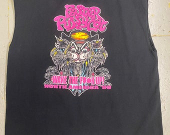 キラー 90年代 ヴィンテージ FASTER PUSSYCAT ツアー カットオフ T