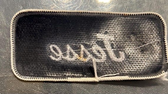 Retro DEADSTOCK 1970s "JESSE”  rectangular name  … - image 2