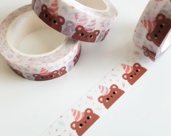 Bear Party Washi Tape