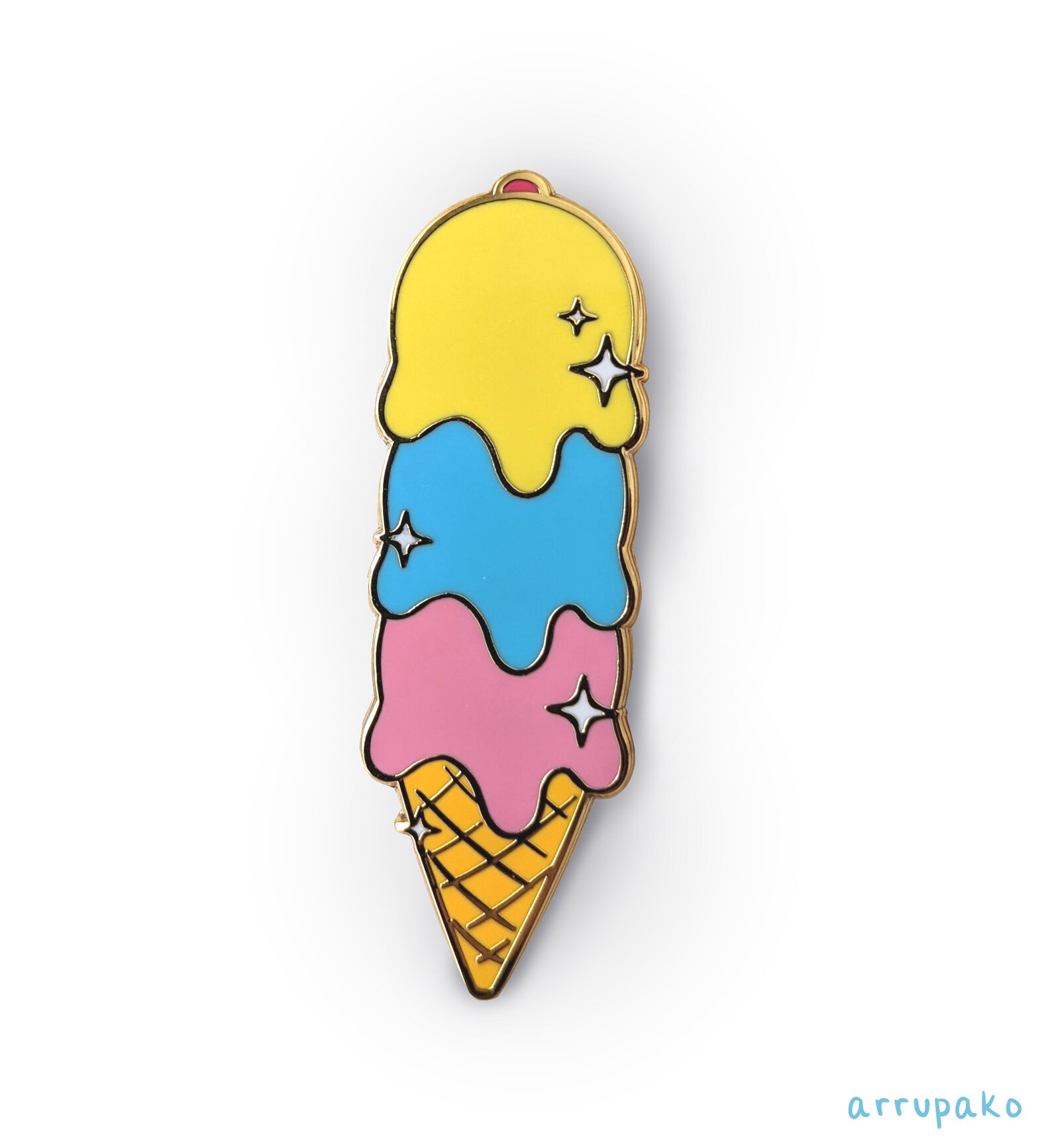 Ice Cream Ita Bag Free Enamel Pin Etsy