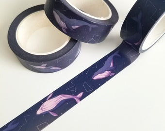 Galaxy Whales Washi Tape