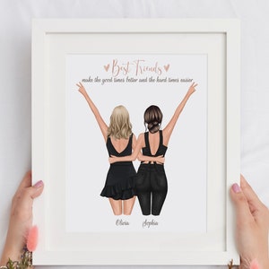 Best Friend printized, Best friend printable, Best friends printable, Best friend bithday gift, Best friend gift - DESCARGA DIGITAL