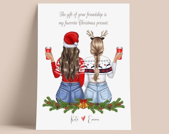 Buy Personalized Friends Christmas Gift, Best Friends Christmas