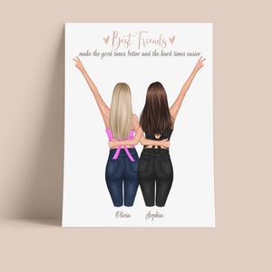 Best Friend Print Personalized, Best Friend Printable, Best Friends ...