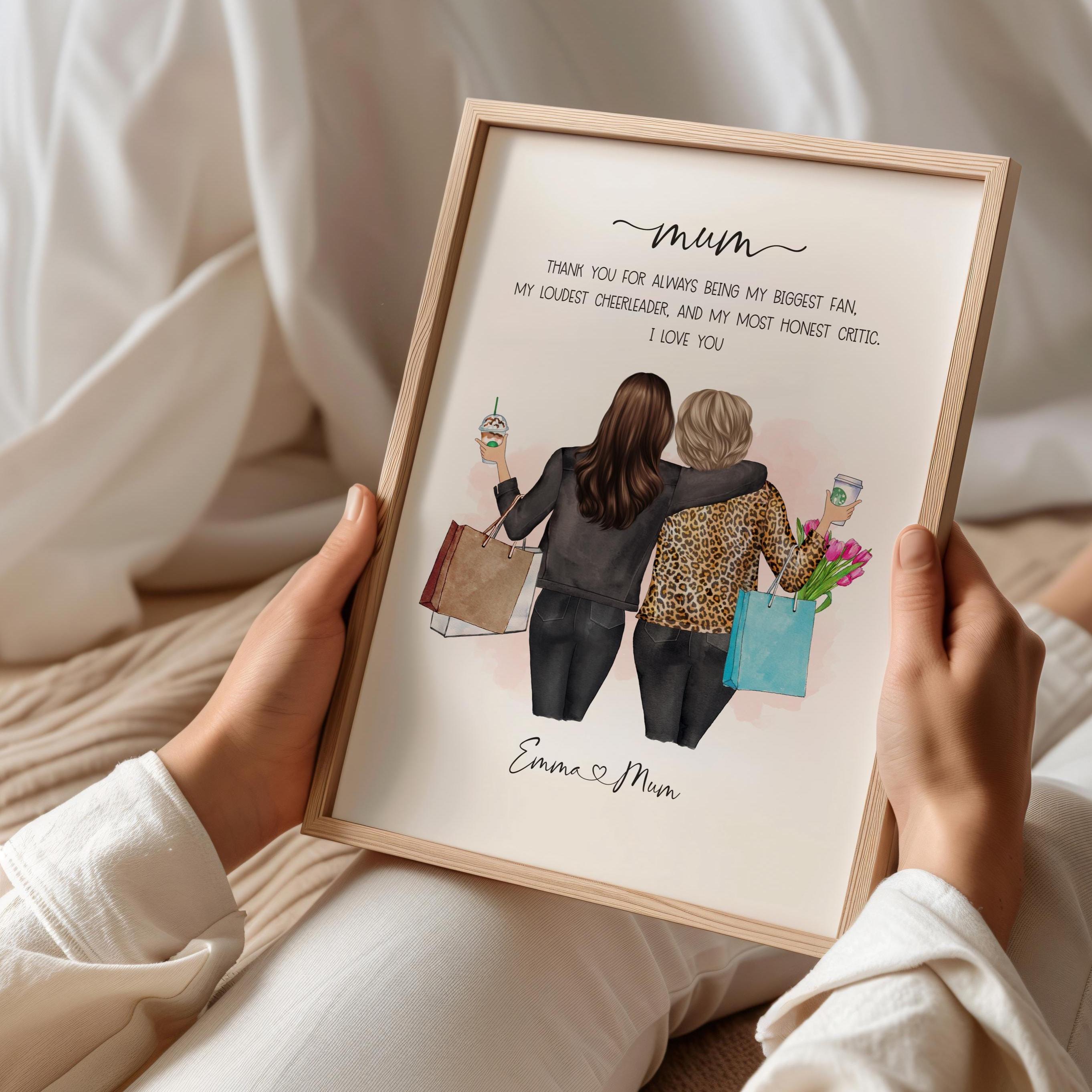Personalized Mother Daughter Print | Custom Mom Gift, Mother's Day ...