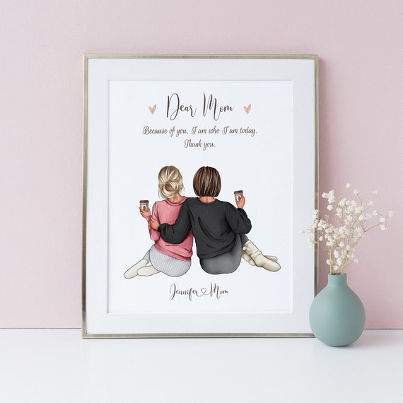 Personalised Mother and Daughter Print, Birthday Gift for Mum, Custom  Family, Personalized Gifts for Mom From Daughter, DIGITAL (Instant  Download) 