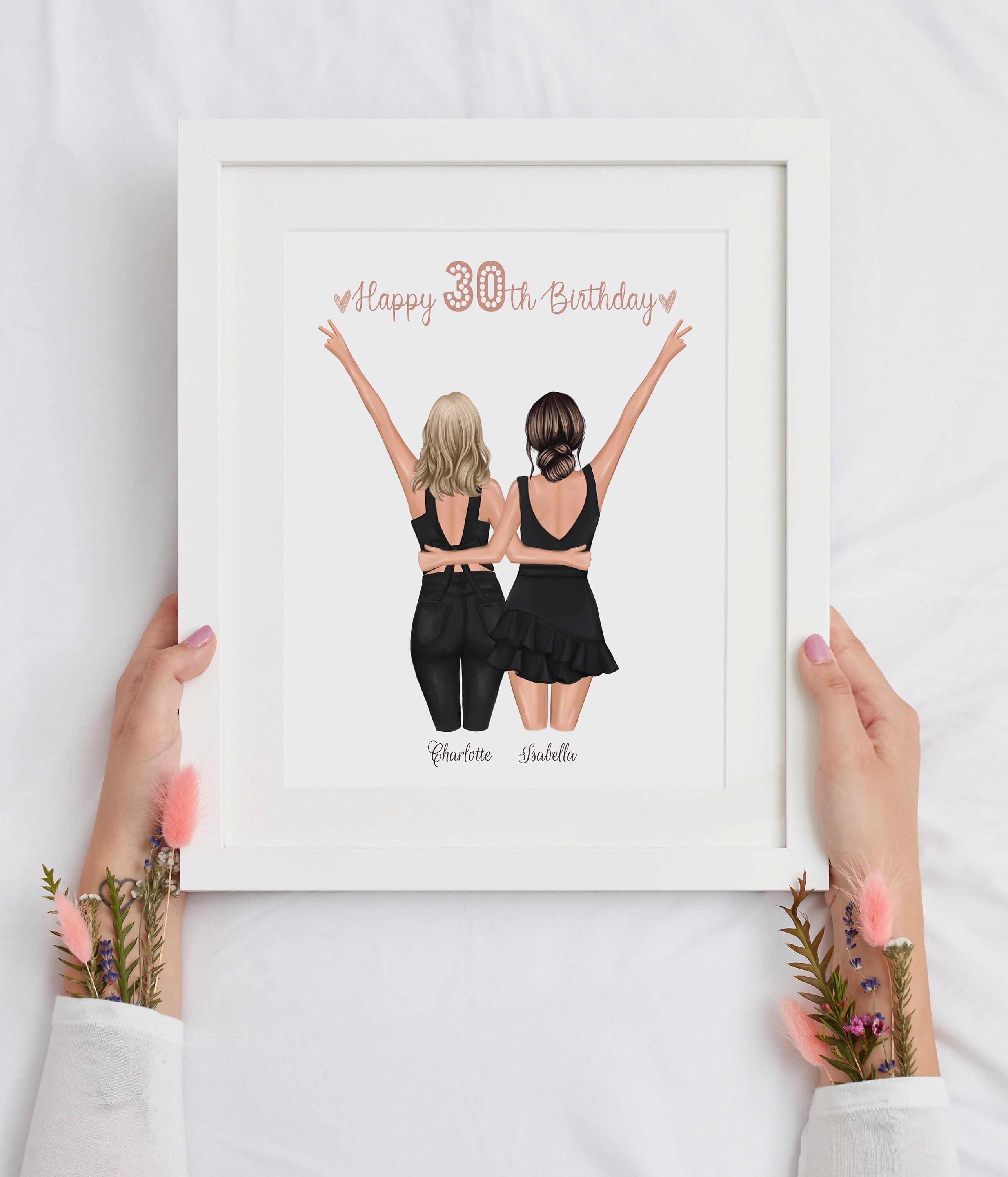 Friend Birthday Personalised 30th Gifts For Best Friend 30th