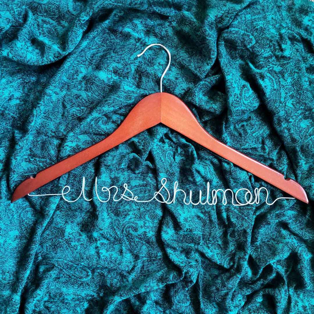 Personalized Dress Hangers Bride, Maid of Honor, Bridesmaid Wedding