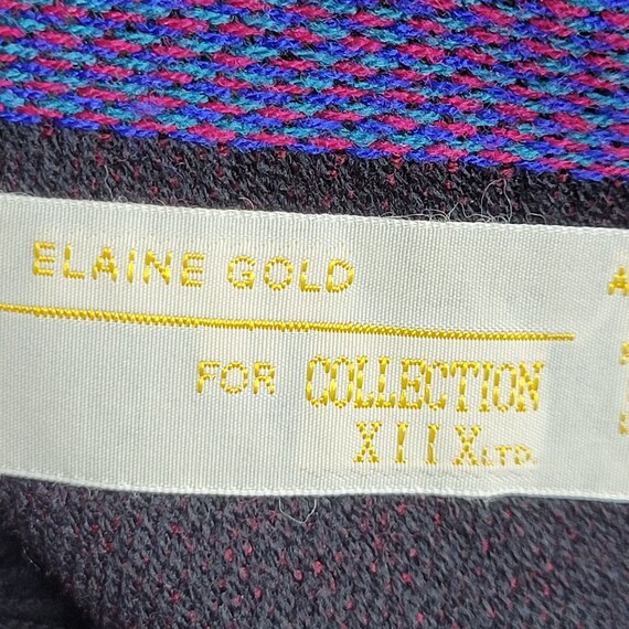 Elaine Gold Vintage Rose Floral Square Scarf 46"x… - image 10