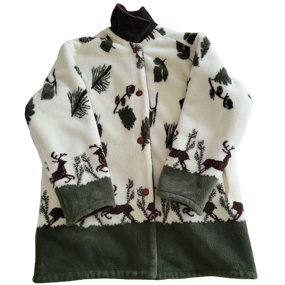 Denali reversible top fleece coat