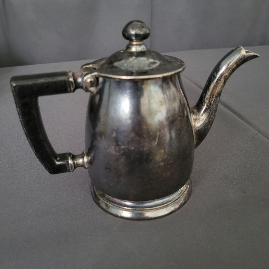 Victor S Co Silver Soldered Teapot Indiana Metal D Handle Etsy