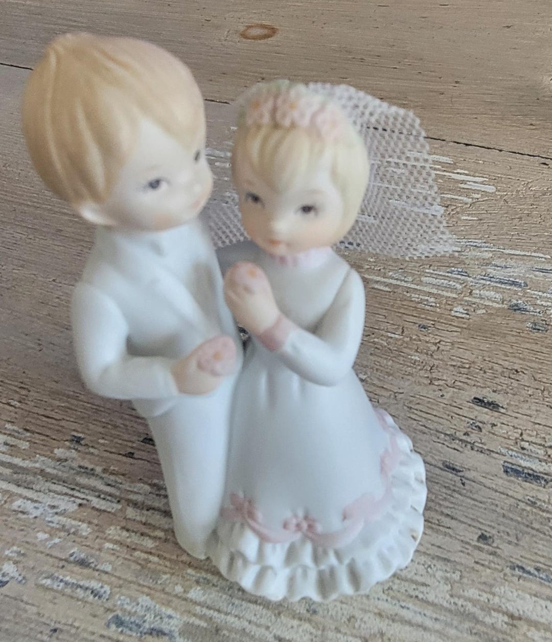 Vintage Lefton Christopher Collection Wedding Cake Topper - 1985 - Etsy