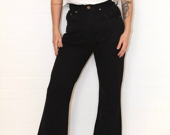 Vintage anni 90 Light Blue Denim Flare Jeans vita bassa strass laterali taglia M UK 12 Etsy Italia