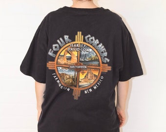 2017 Navy Harley Davison ‘Farmington, New Mexico’ Graphic T-shirt size XL