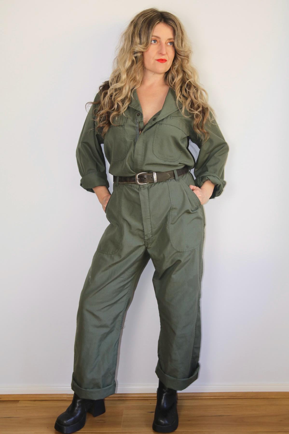 Jumpsuit Women Military Workwear - Etsy