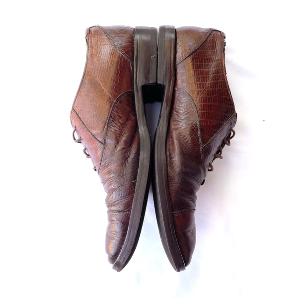 Vintage 1990s ‘Senso’ Brown Oxford Leather Shoes size 8