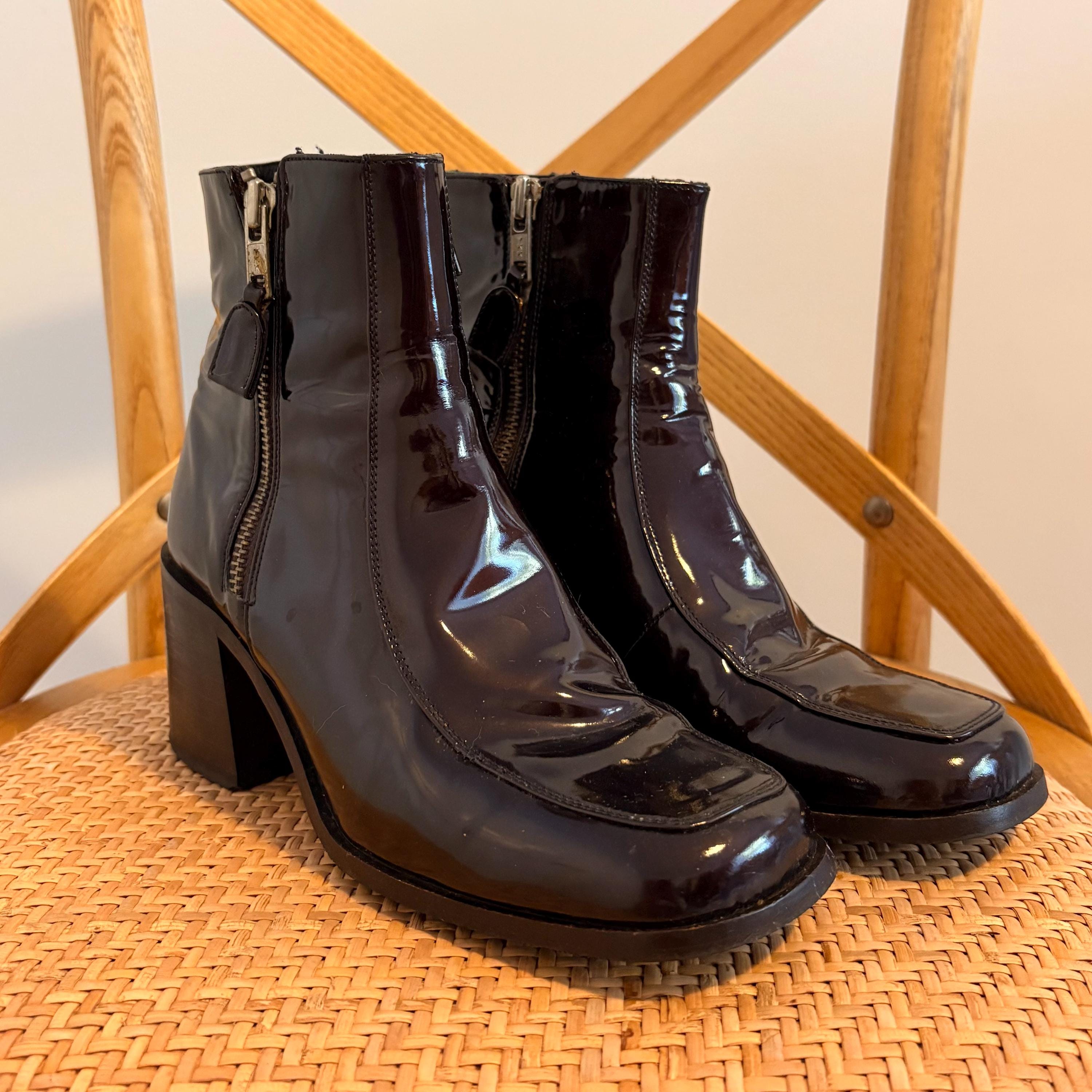 Y2k 2000s Boots - Etsy