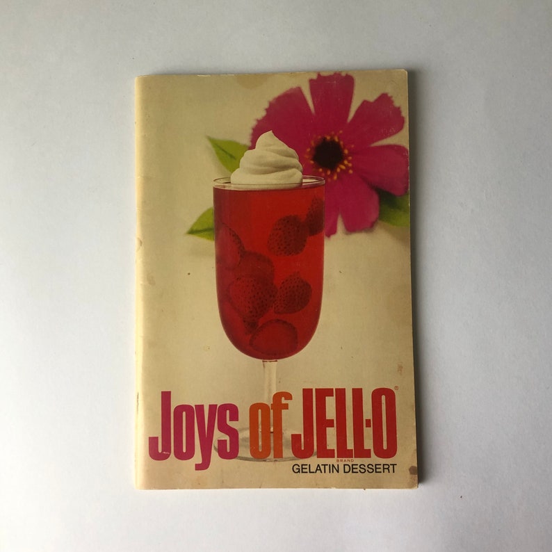 Vintage Jello Cookbook Joys of Jello Etsy