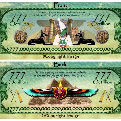 Ancestor Money / Joss Paper / Hell Notes / Spirit Money Etsy