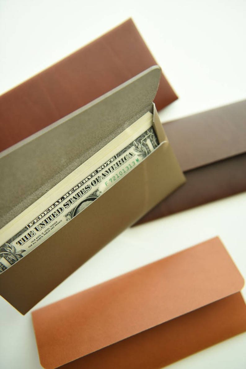 Leather Envelope Etsy