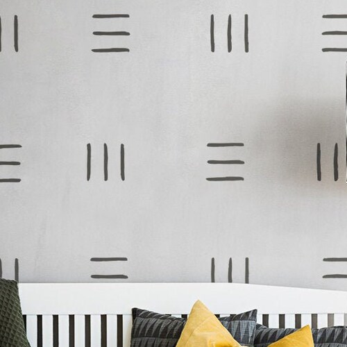 3 Lines Wall Decal / Loose Lines Sticker / Line Group Wall Etsy