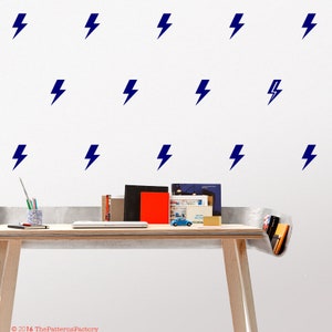 Lightning bolts Decal - Storm sticker - Thunder decal, for kids room, nursery, magician.