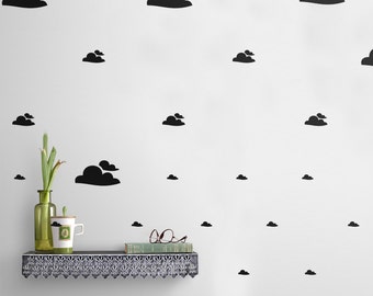 Cloud Wall Decals - Cloud Wall Stickers, Nursery Decals, Kids Room Decor, Unique Wall Decor, Baby Room Sticker, Nursery Decor, Cute Wall Art
