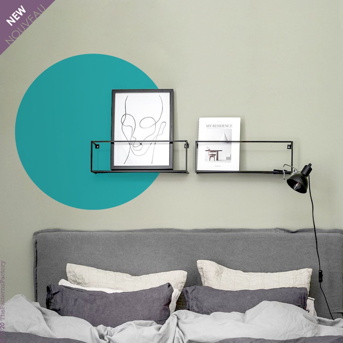 Big Circle Wall Decal / Big circle Sticker / Big Dot wall Etsy