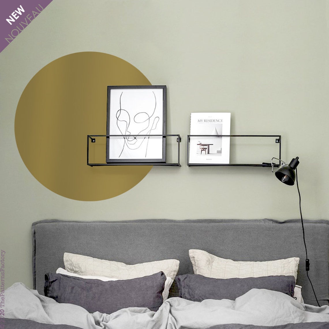 Big Circle Wall Decal / Big circle Sticker / Big Dot wall Etsy