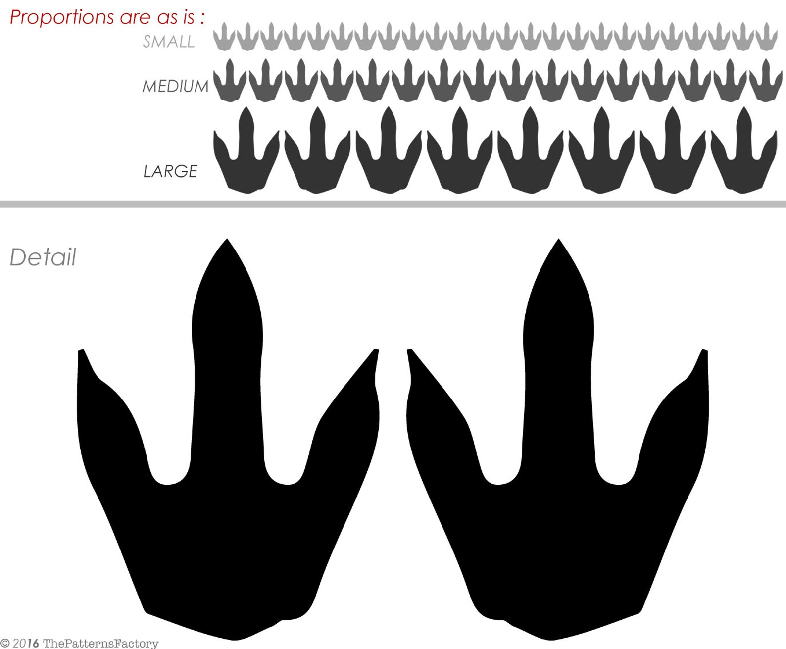 Dinosaurs Footprint Wall Decal / Dino Decal / Background / Etsy