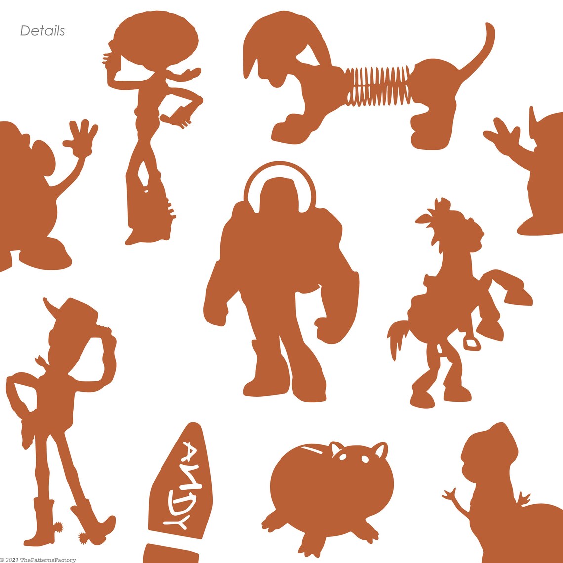 Toy Story Characters Wall Decal Hero Wall Decal Toy Story Etsy