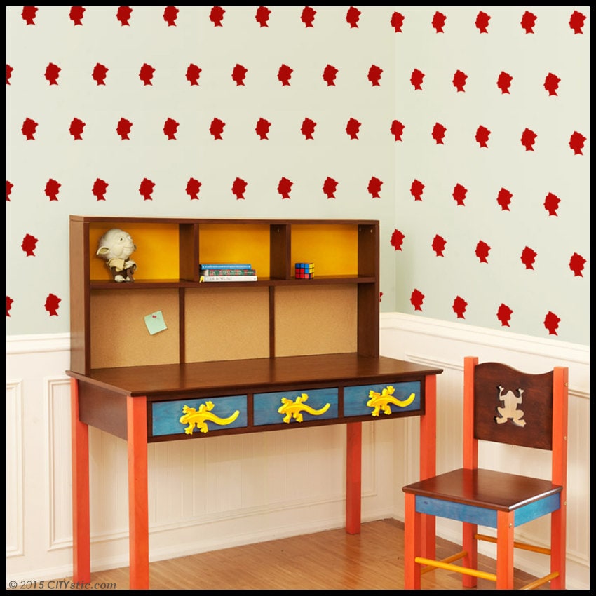 Décalcomanies de Silhouette Queen/Décalcomanie Graphique Autocollants Forme Elizabeth Arrière-Plan A