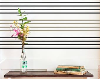 Lines Wall Decal / Thin stripes Sticker / straight stripes Sticker  / Modern Wall Decal / Kids Room Decal / Home Decor / stroke stripes