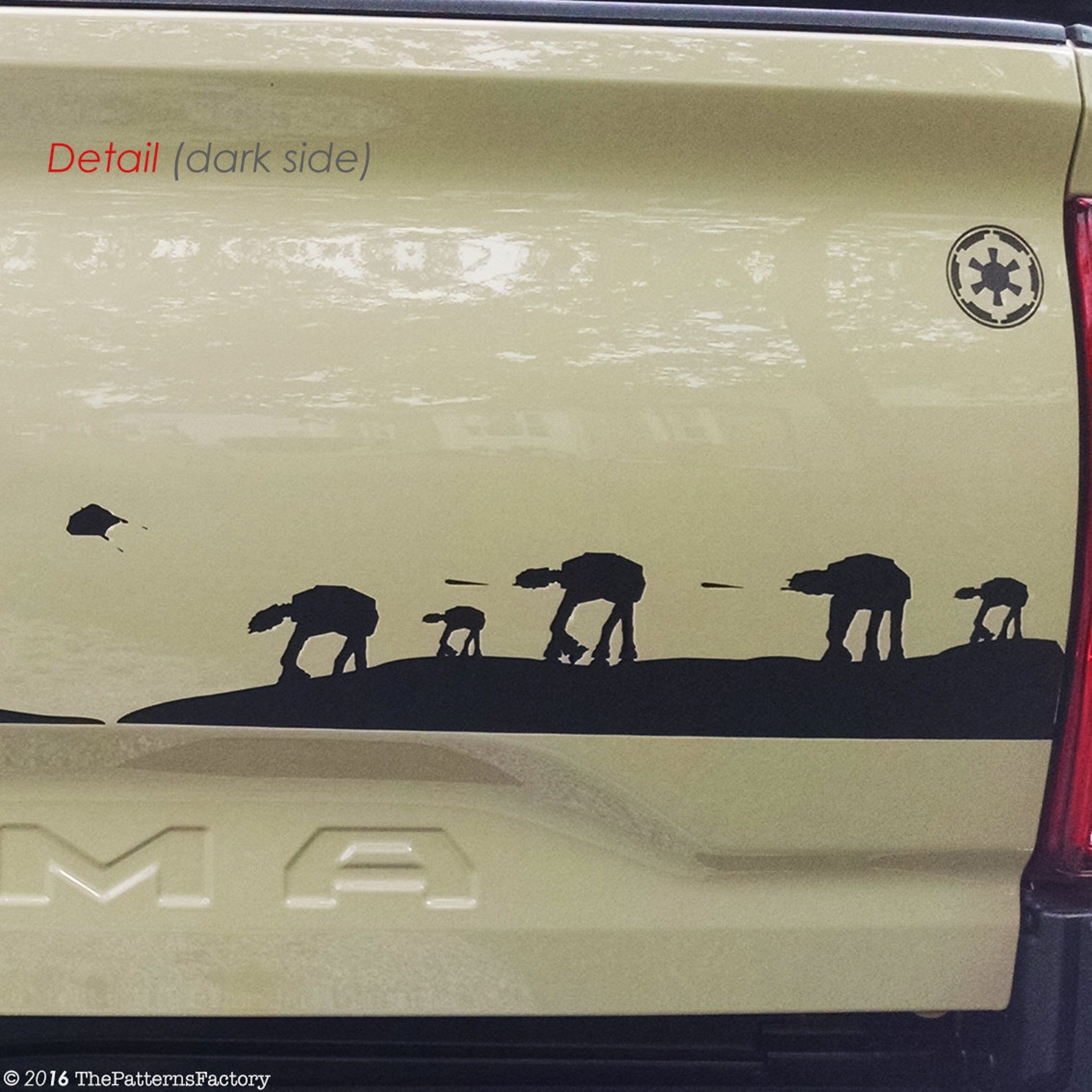 Star Wars Hoth Battle / AtAt Walkers wall decal / wall Etsy