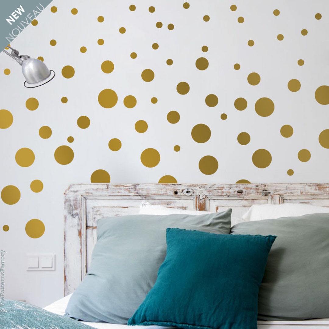 3 Size Polka Dots Wall Decal Dots Decal Scandinavian Wall Sticker 1 2 3