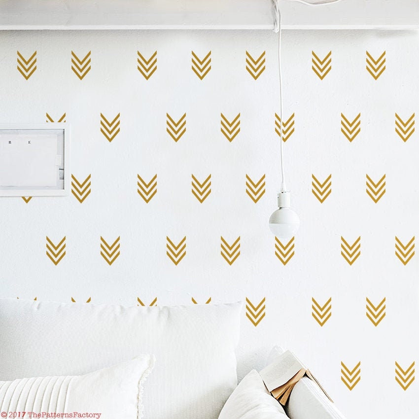 Arrow Wall Decal/Arrow Sticker Triple Wall Geometric Kids Room Chevron Decal