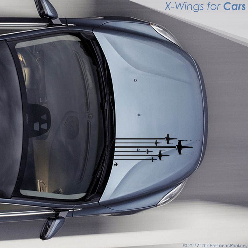 Star Wars Xwing Squad / Xwing Wall Decal / Wall Sticker X Etsy