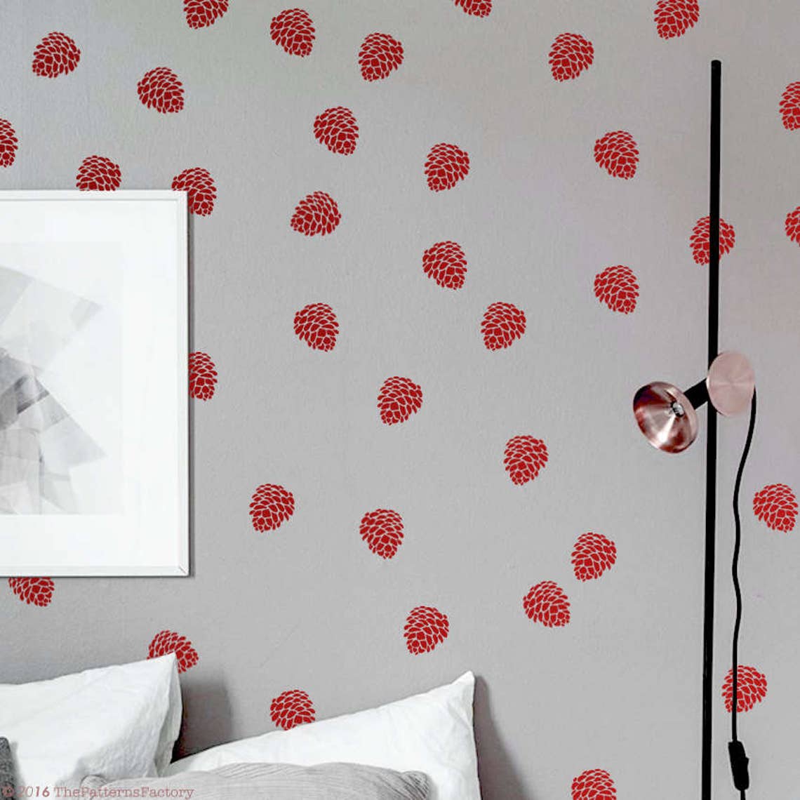 RoyoLam Red Squirrel Wall Decal - Removable Peel & Stick Wall Art For Nursery, Bedroom, Playroom