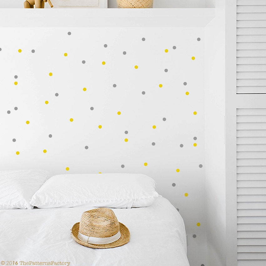 2 Couleurs Dots Wall Decal/Polka Dots Color Dot Stickers Décoration Murale Pour Enfants Bicolor Dot 