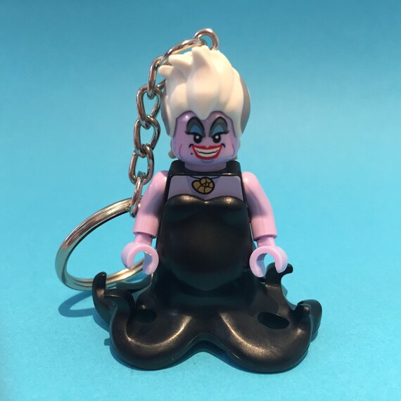 Lego Ursula Minifigure Keychain Disney Villain From the Little