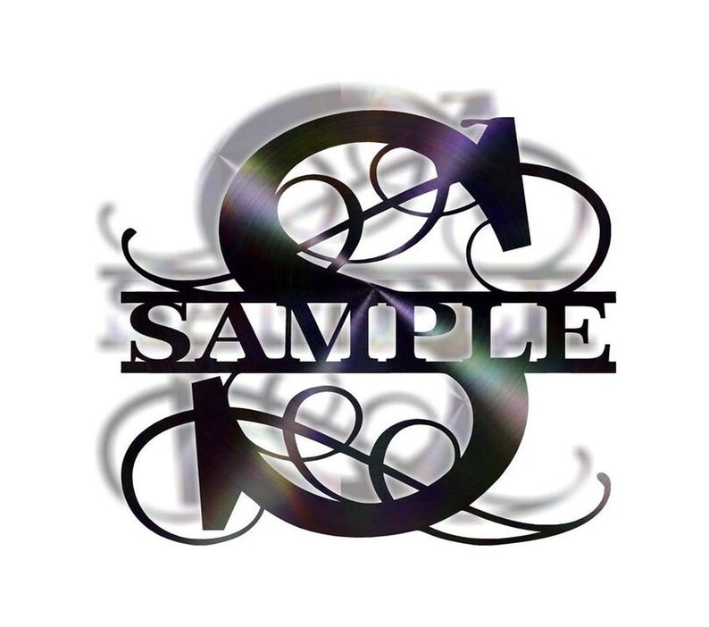Download Split Swirl Monograms 3 A-Z DXF SVG CNC Plasma Laser Home ...