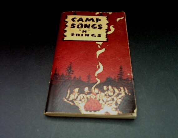 Camp Songs n Things 1939 Music Book Camp Fire Cuties Art Deco Era Berkeley California