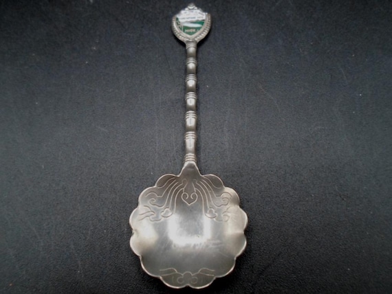 Vintage Lake of the Clouds Porcupine Michigan Souvenir Spoon Made in USA Unusual